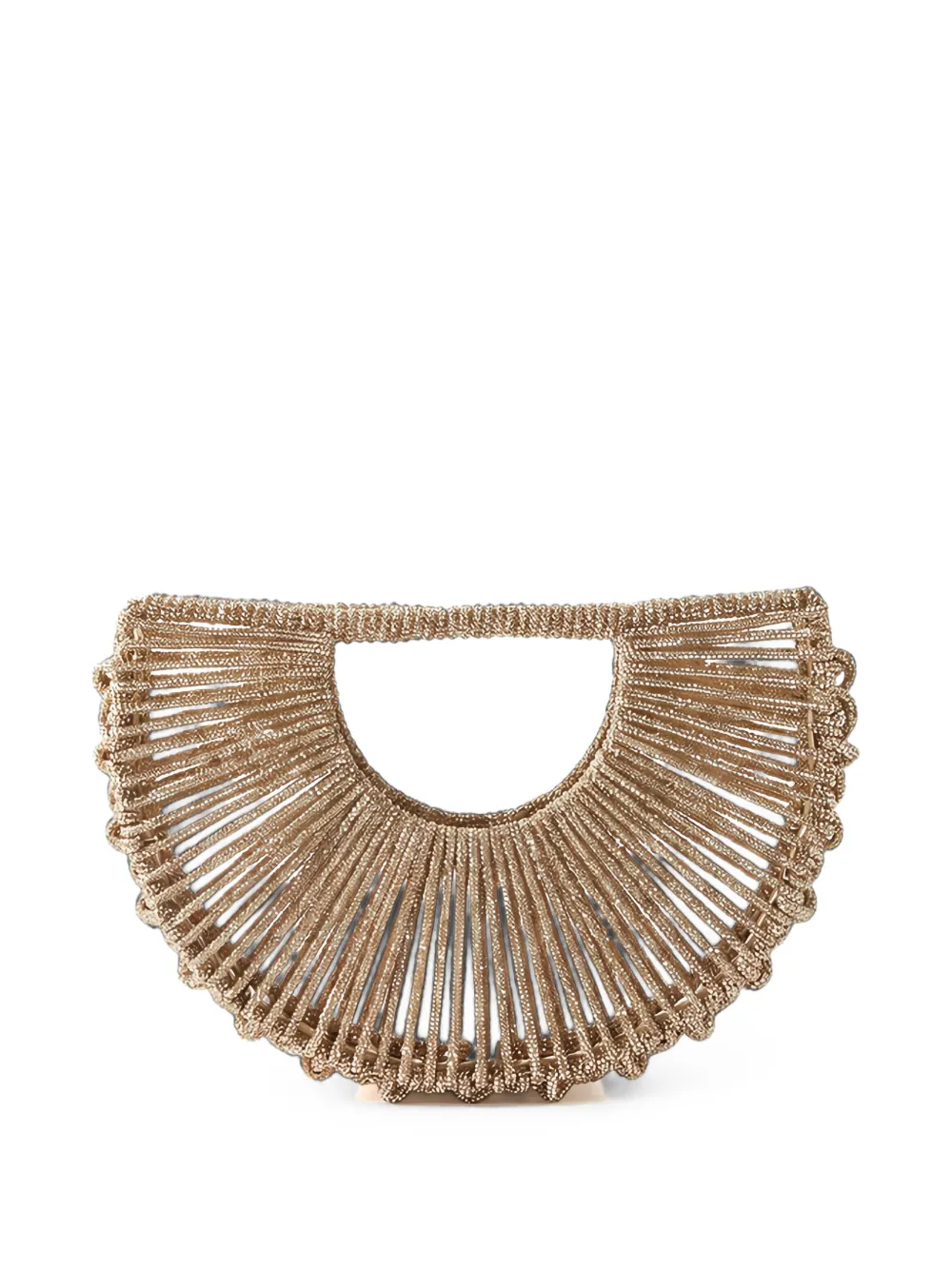 Hibourama Demetra clutch verfraaid met kristallen Goud
