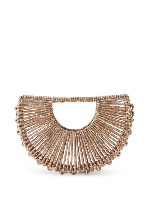 Hibourama Demetra crystal-embellished clutch bag
