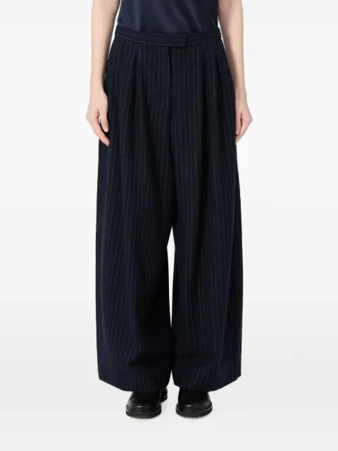 'S Max Mara pinstripe-pattern pleated trousers