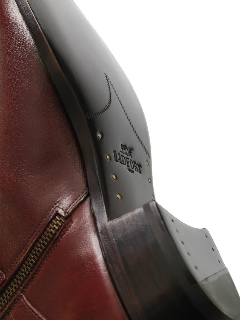 Lidfort buckle-strap zip-fastening boots Rood