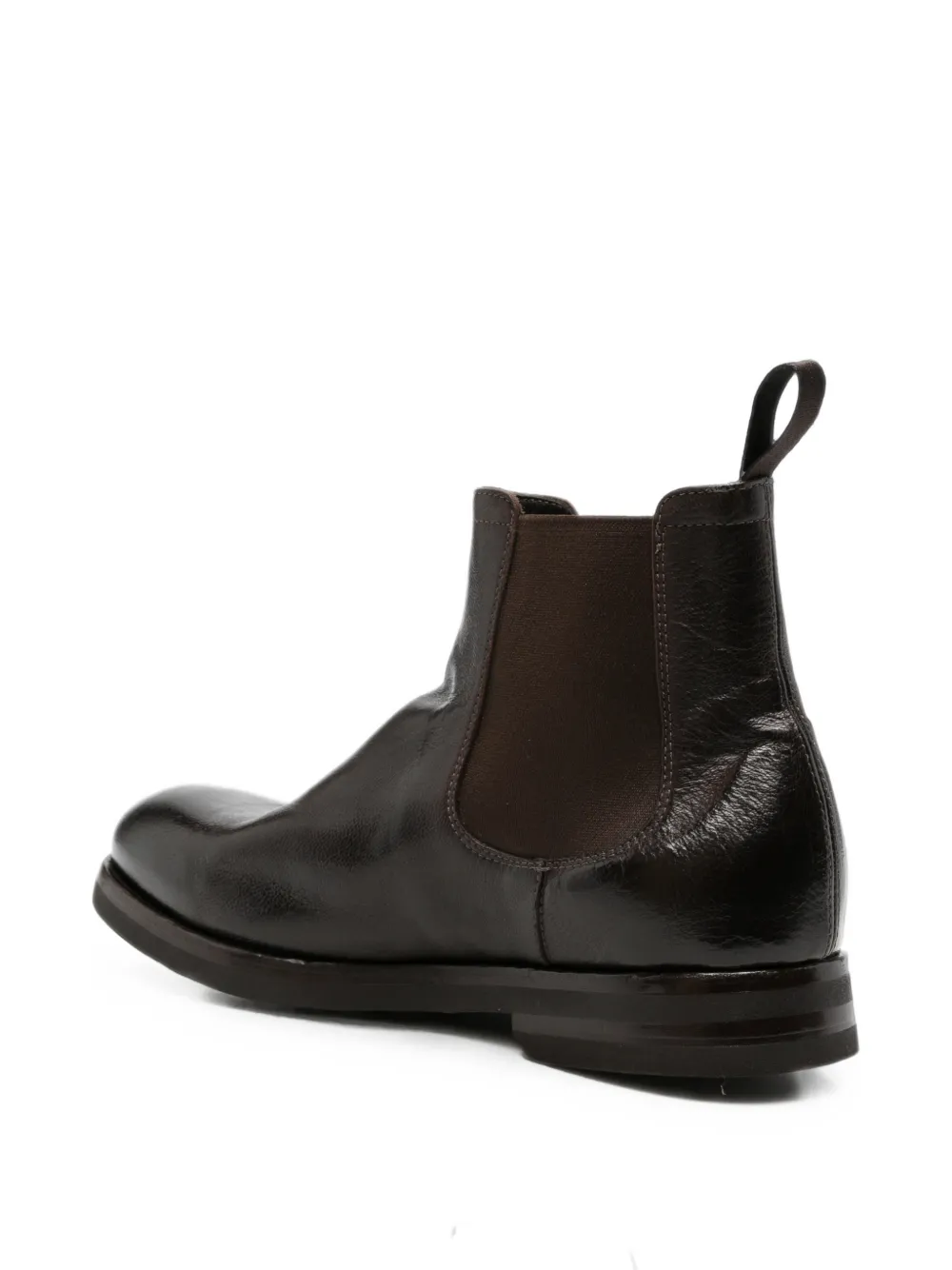 Green George leather Chelsea boots Bruin