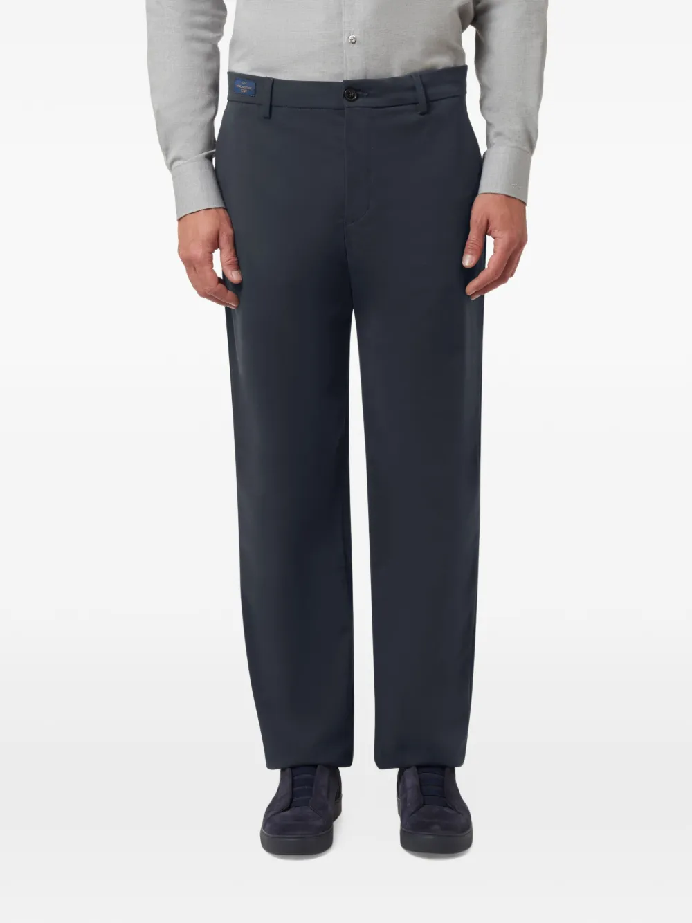 Paul & Shark Bellagio chino met wijde pijpen Blauw