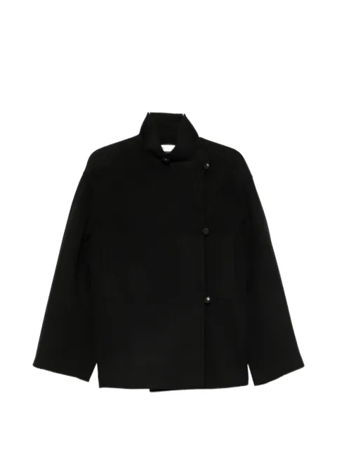 Róhe double-breasted high-neck jacket