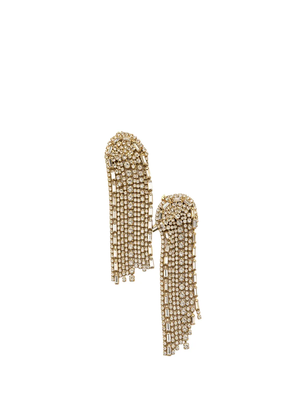 Rosantica crystal-embellished fringed earrings