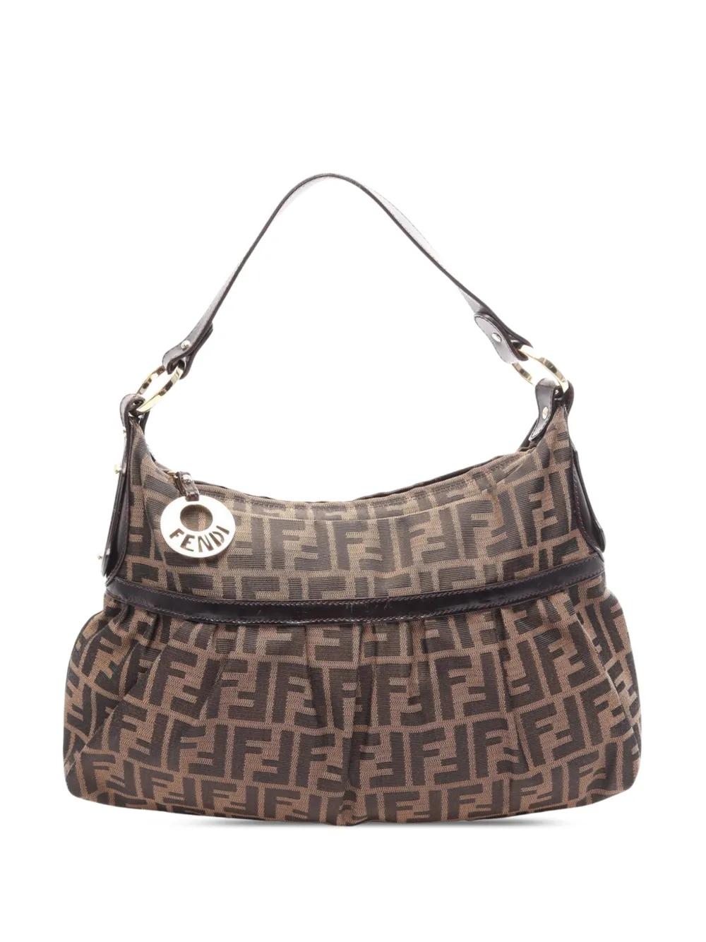 Fendi Pre-Owned 2000-2010 Zucca Canvas Chef shoulder bag - Marrone