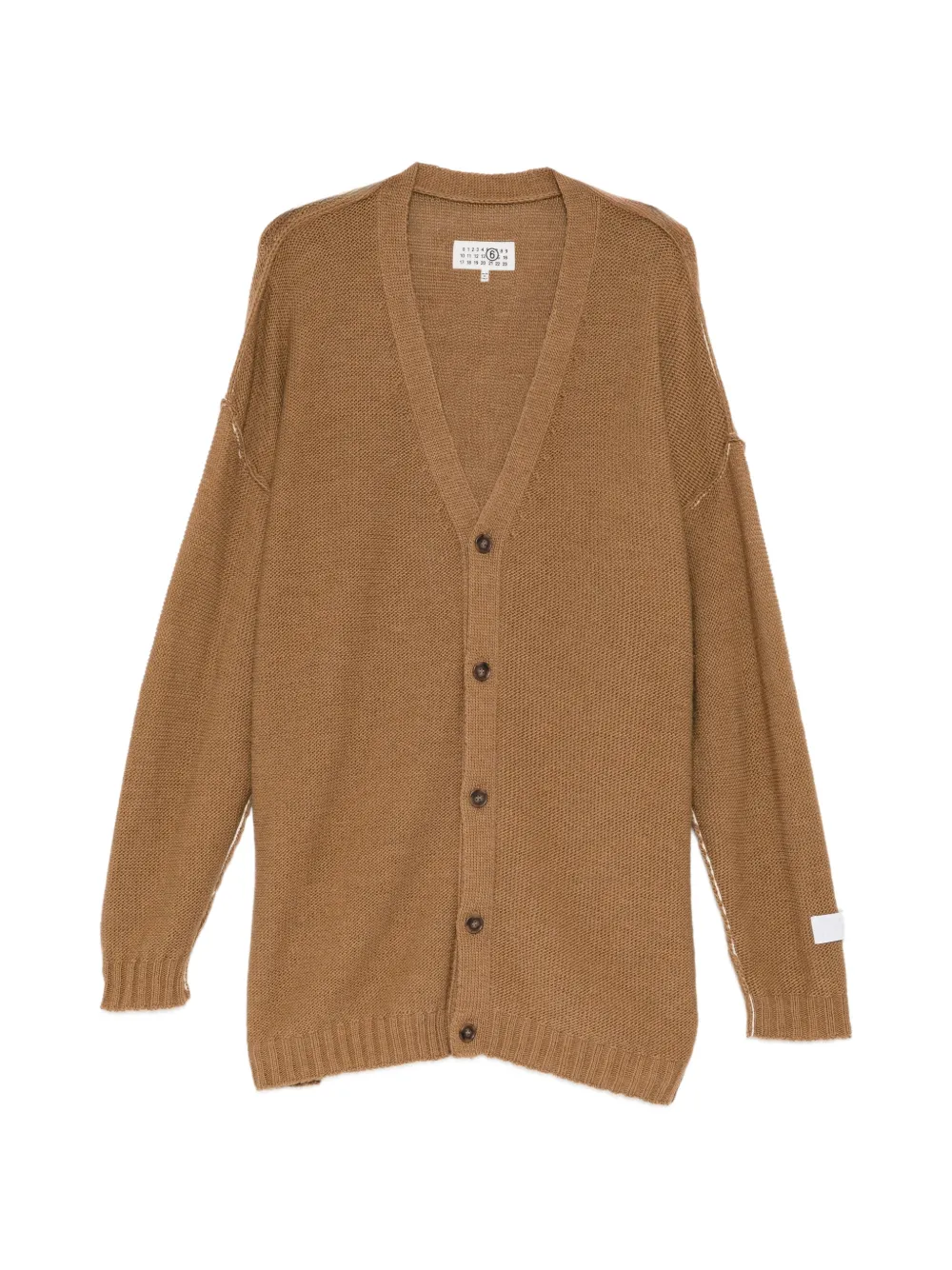 MM6 Maison Margiela V-neck button-up cardigan