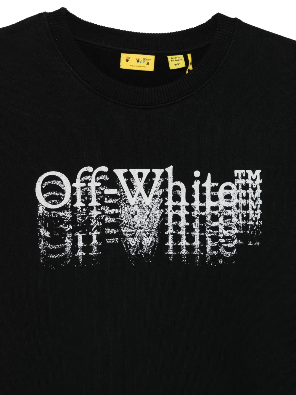 Off-White Kids Trui met logoprint Zwart