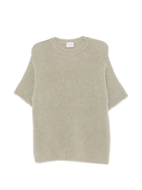 Alysi short-sleeve knitted sweater