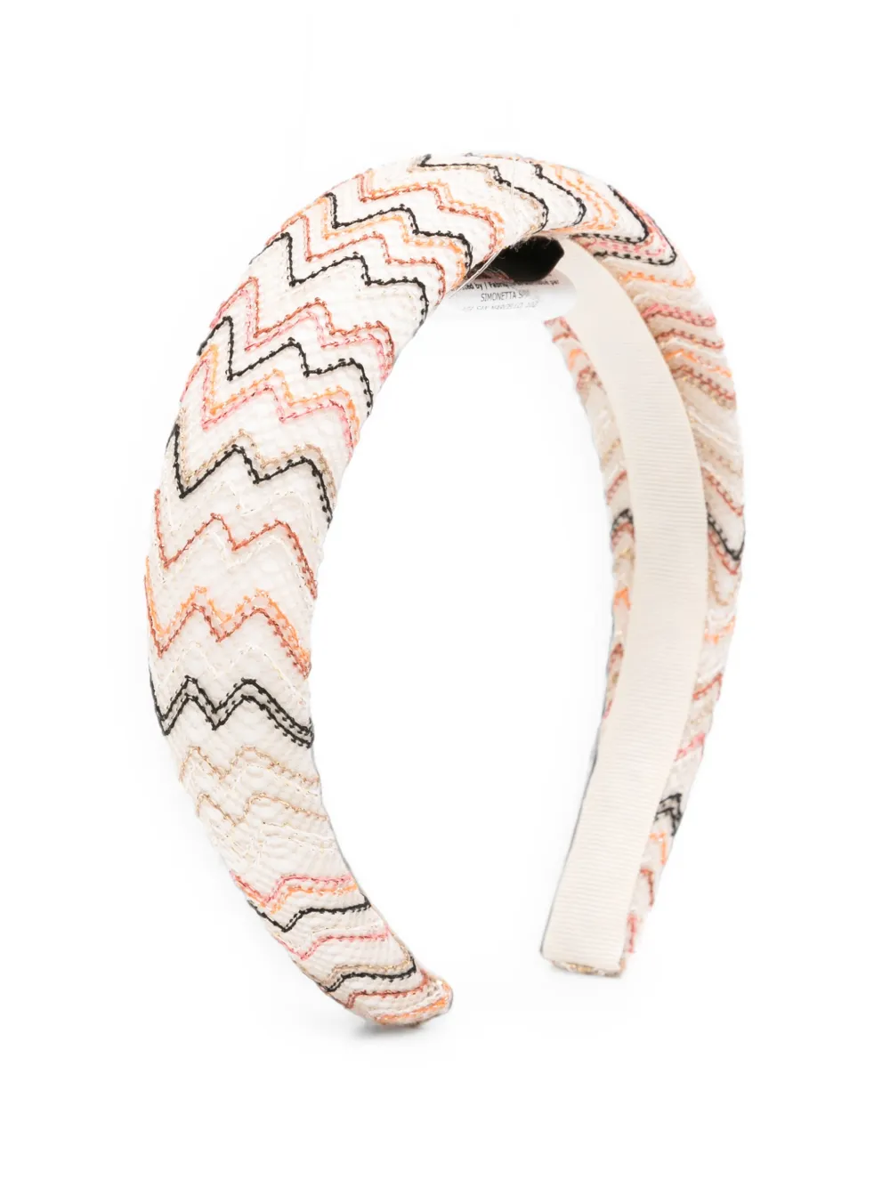 Missoni Kids Fascia con motivo a zigzag - Toni neutri
