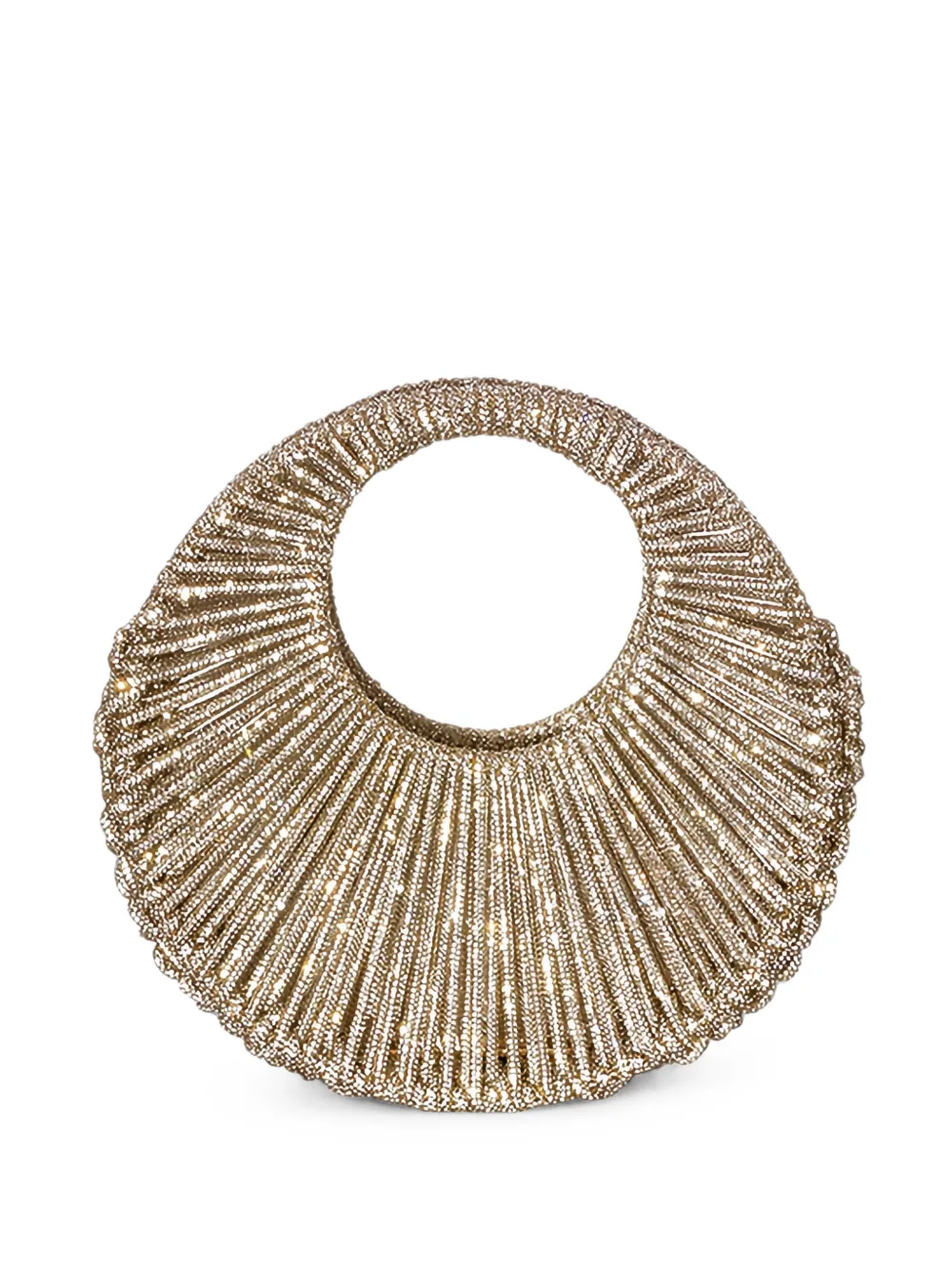 Hibourama Jaya crystal-embellished woven tote bag - Oro