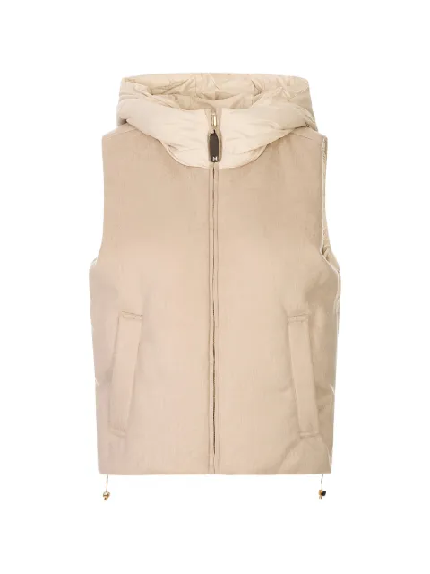 Max Mara quilted hooded gilet