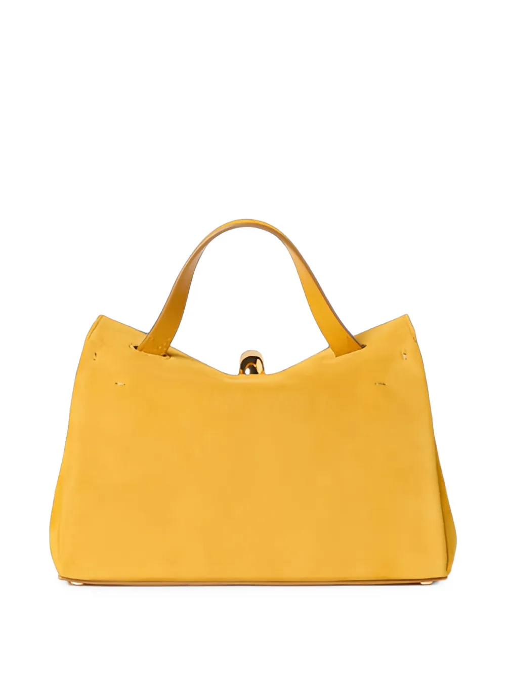 Jacquemus Kleine The Valérie shopper Geel
