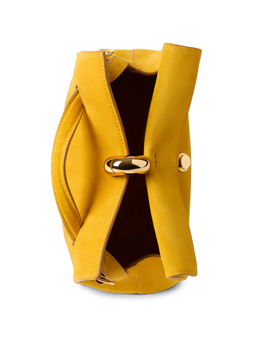Jacquemus Kleine The Valérie shopper Geel