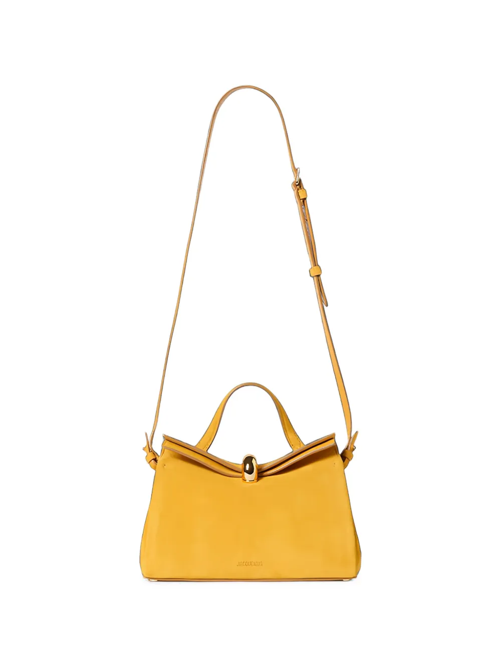 Jacquemus Kleine The Valérie shopper Geel