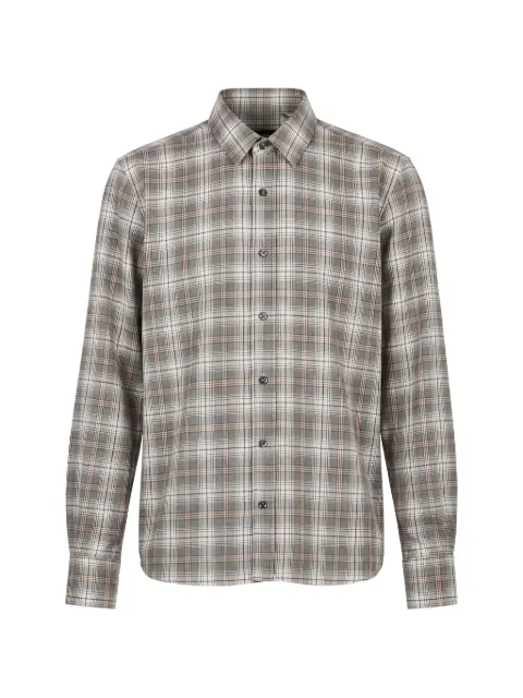 Peserico check-pattern long-sleeve shirt