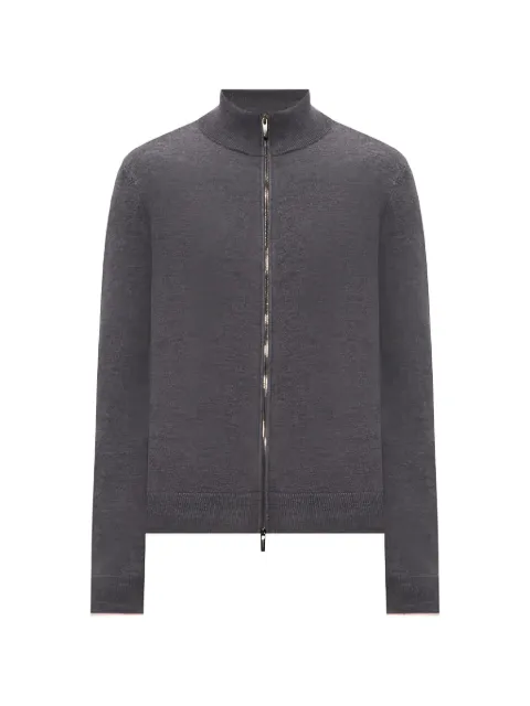 Peserico zip-up knitted cardigan
