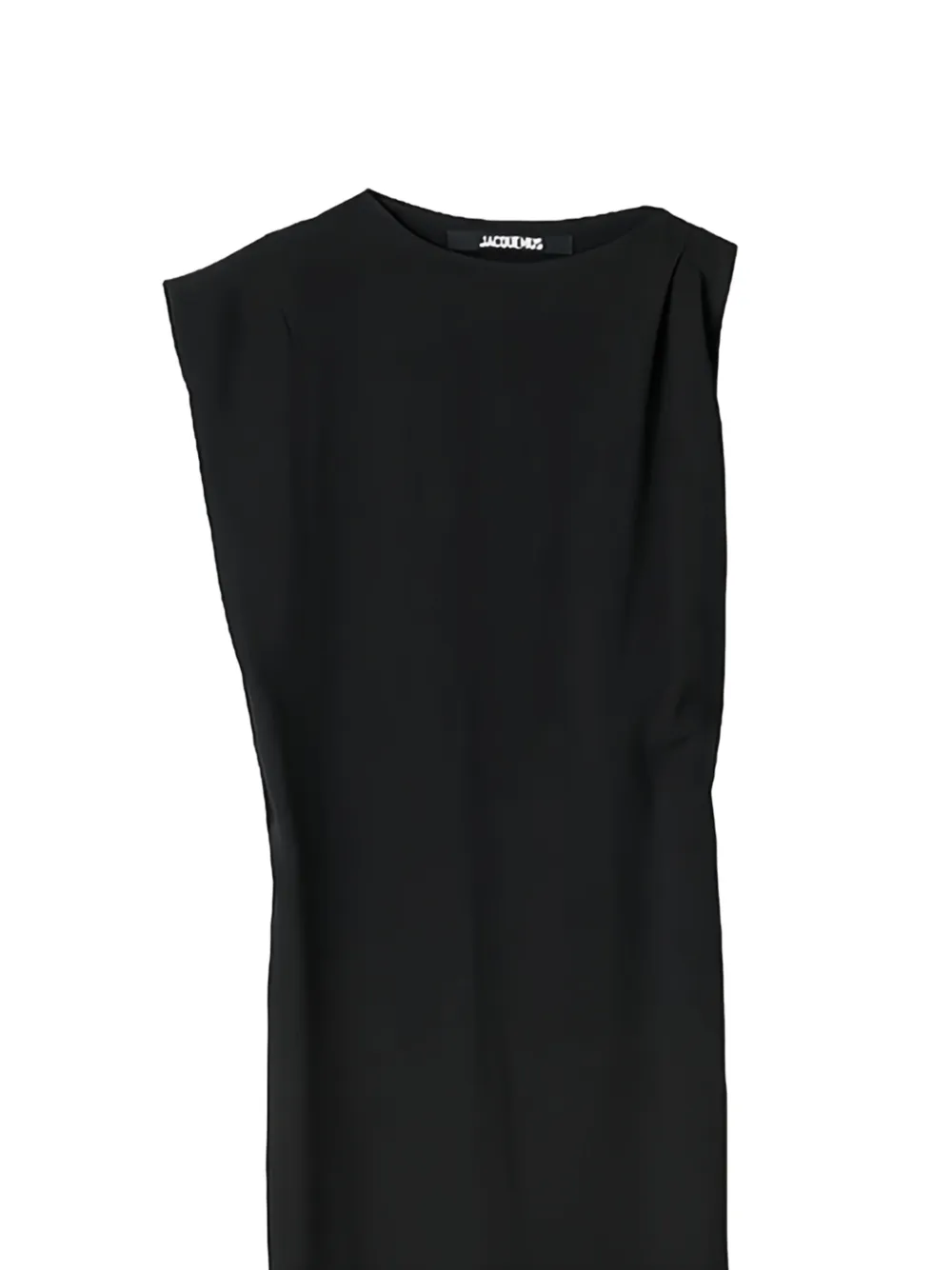 Jacquemus The Drap Longue jurk Zwart
