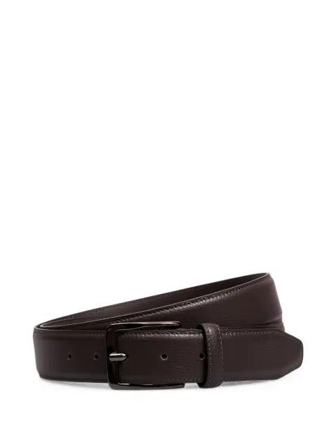 Peserico grained leather belt