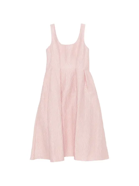 Marques'Almeida croc-effect sleeveless midi dress