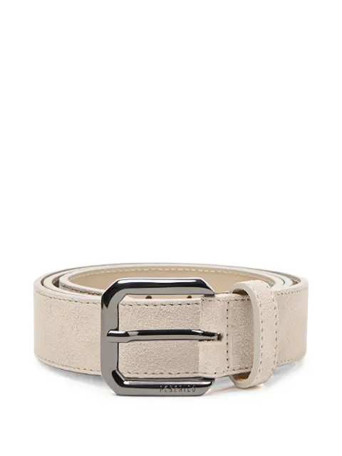 Peserico suede-finish buckle belt