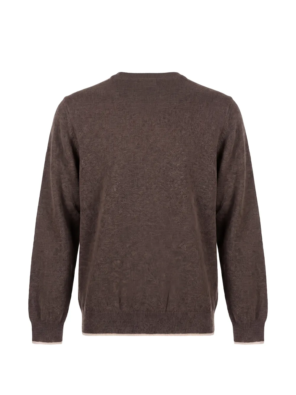 Peserico ribbed-trim sweater Bruin
