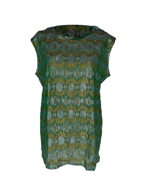 Lanvin Pre-Owned 2021 Jacquard shimmery blouse
