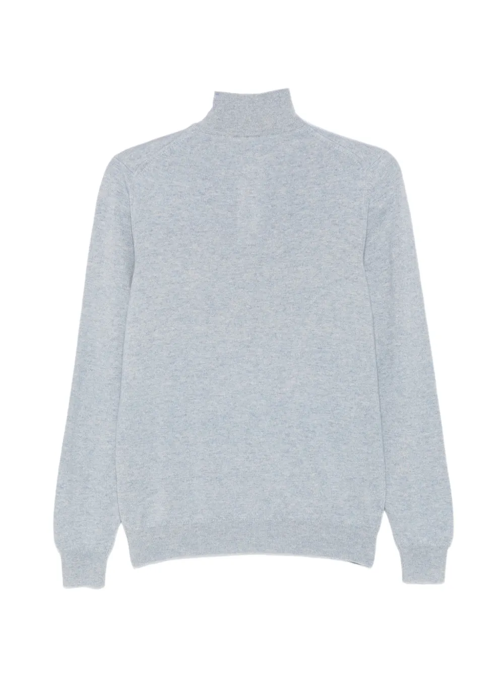 Fedeli Poloshirt met hoge hals en knopen Blauw