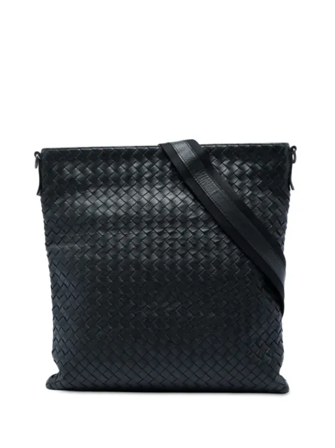 Bottega Veneta Pre-Owned 2012-2026 Intrecciato Nappa Flat Messenger Bag crossbody bag