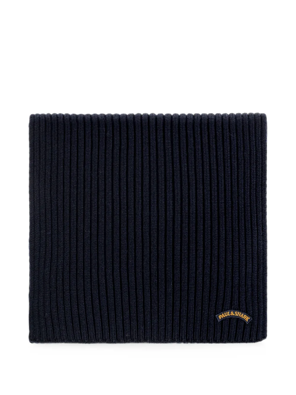 Paul & Shark ribbed-knit scarf - Blu