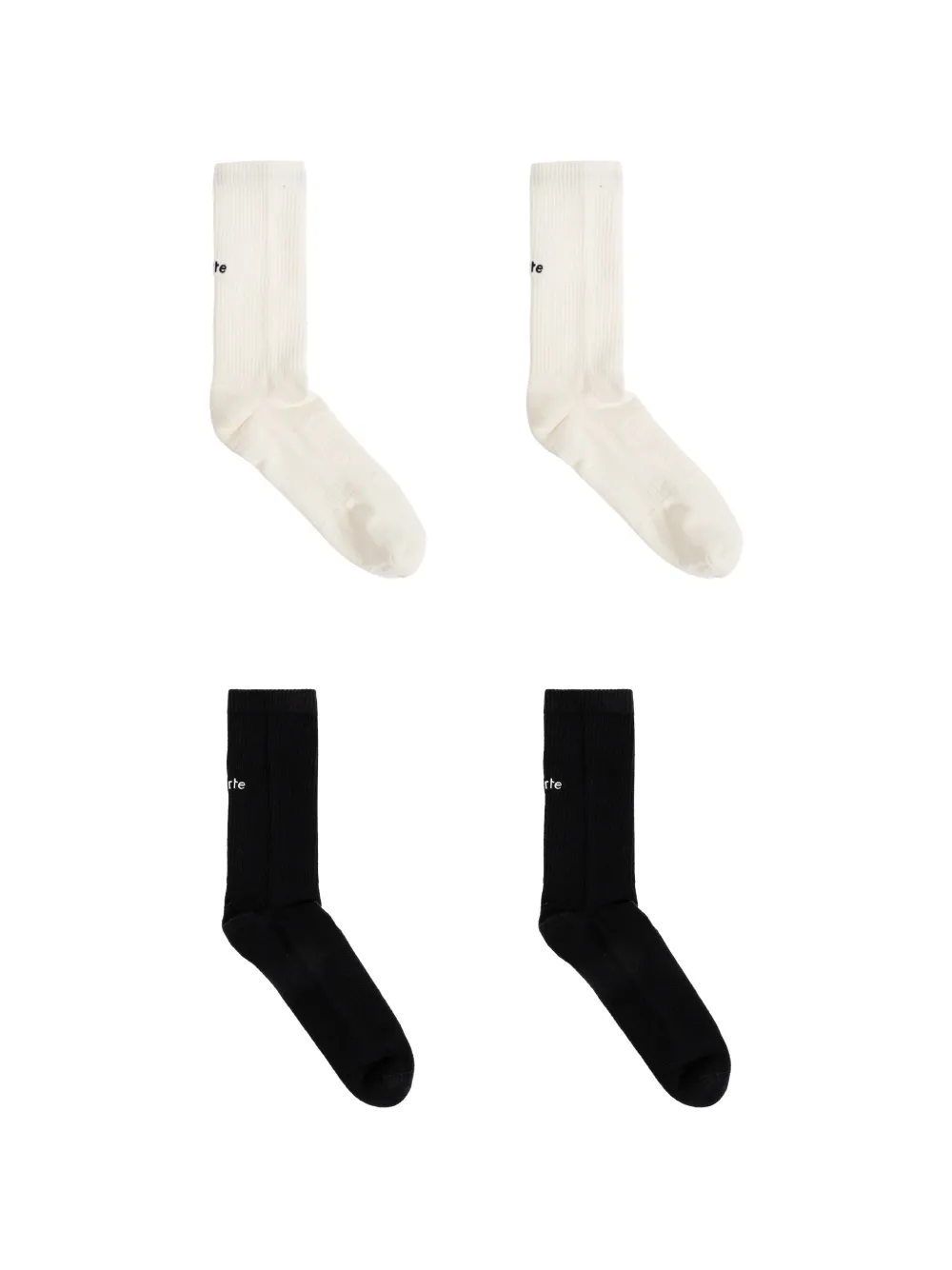 adidas x Arte Antwerp ribbed-knit socks (set of two) Wit