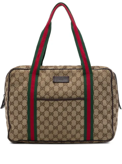 Gucci Pre-Owned 2016-2026 GG Canvas Web business bag