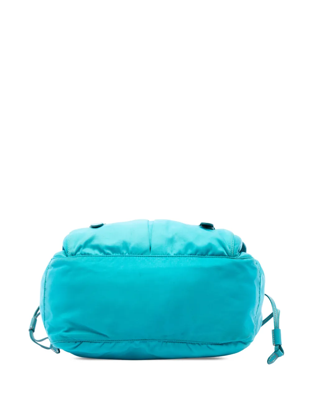 Prada Pre-Owned 2000-2013 Saffiano Tessuto crossbodytas met afwerking en dubbele gesp Blauw