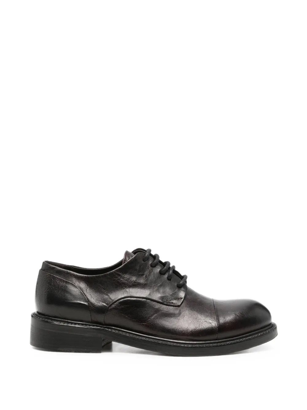 LeQarant lace-up leather shoes - Rosso