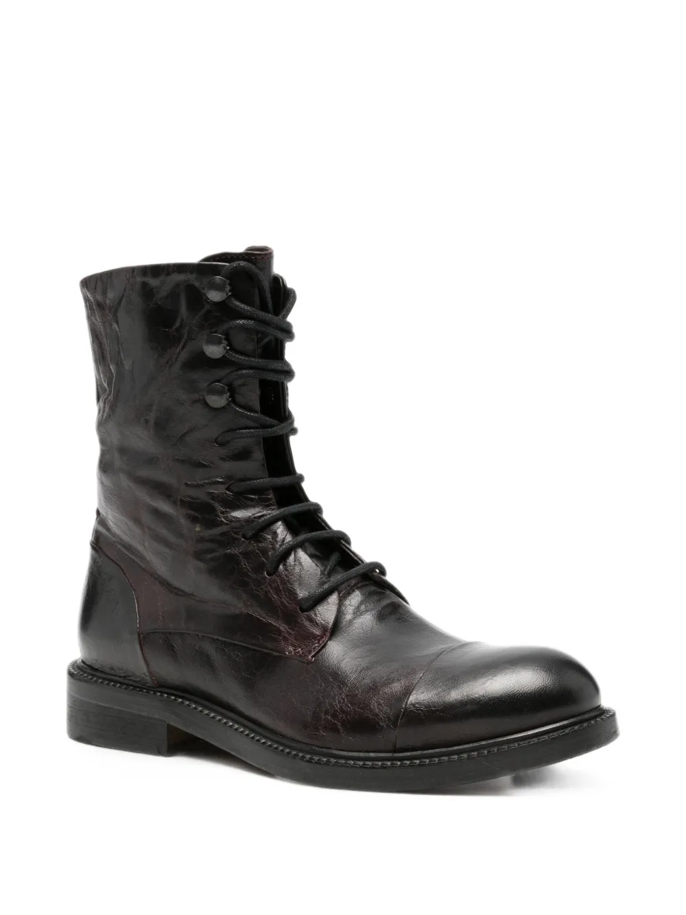 LeQarant lace-up leather ankle boots Bruin