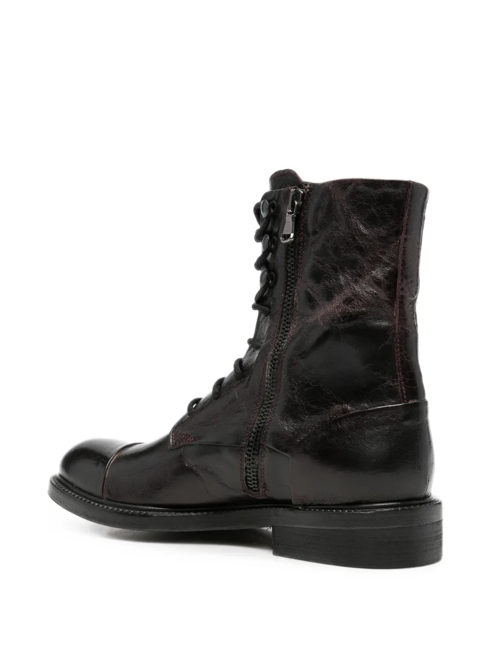 LeQarant lace-up leather ankle boots Bruin