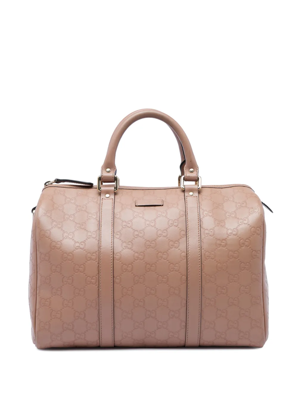 Gucci Pre-Owned Borsa Joy Boston media in pelle Guccissima 2016-2026 - Marrone