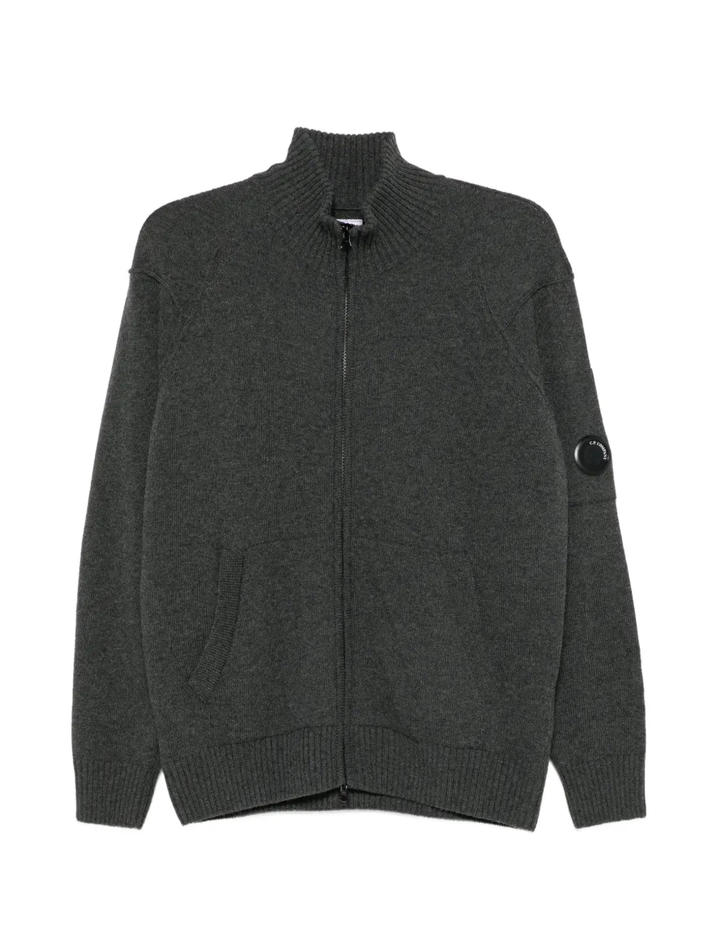 C.P. Company Maglione Lens con zip - Grigio