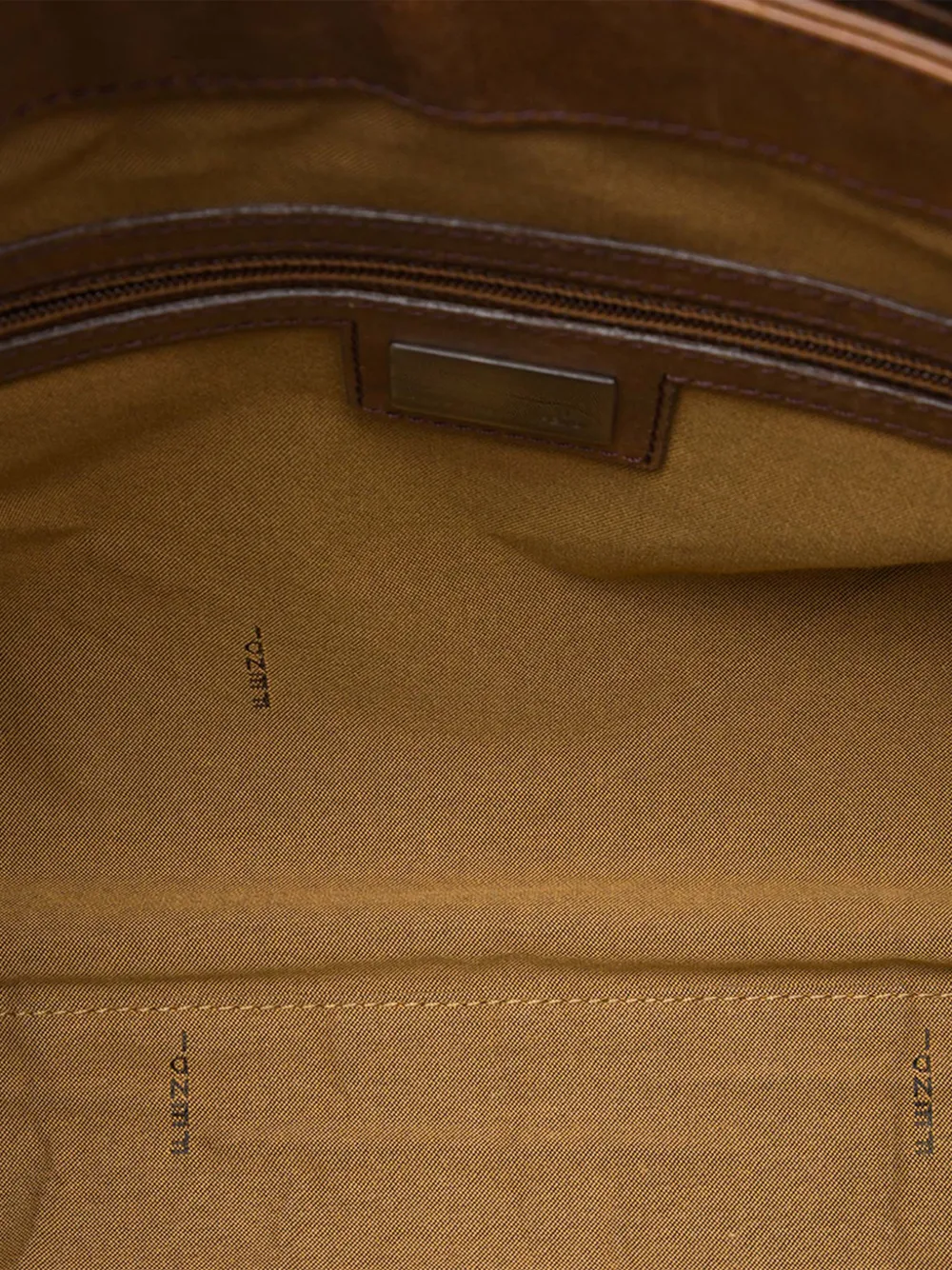 Fendi Pre-Owned 2000-2010 Zucca FF Flat canvas crossbodytas Bruin