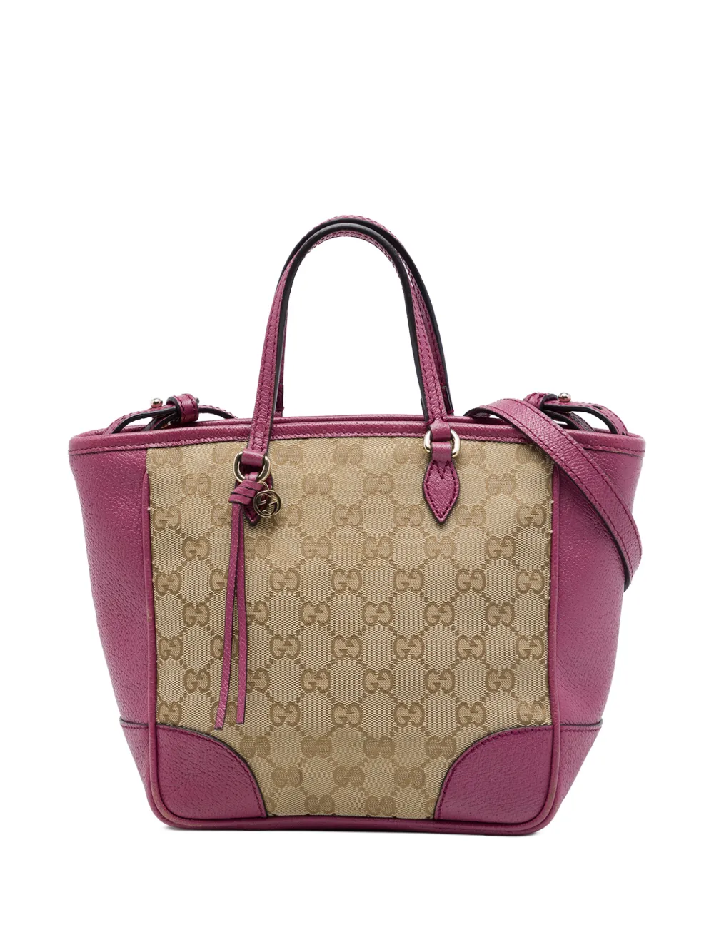 Gucci Pre-Owned 2016-2026 Small GG Canvas Bree satchel - Toni neutri