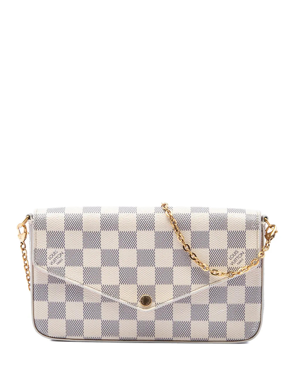 Louis Vuitton Pre-Owned 2018 Damier Azur Pochette Felicie crossbody bag - Weiß