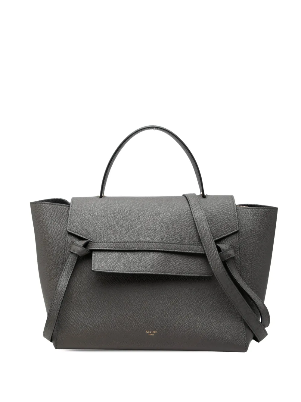 Celine Pre-Owned 2016 Mini Leather Belt Bag satchel - Grigio
