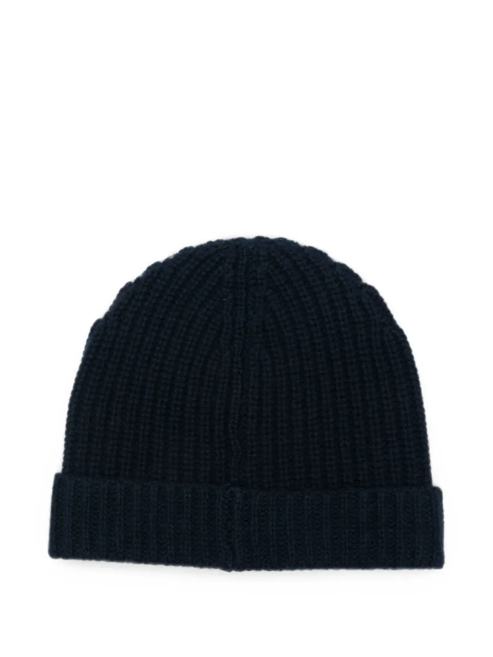 Il Gufo Ribgebreide kasjmier muts Blauw
