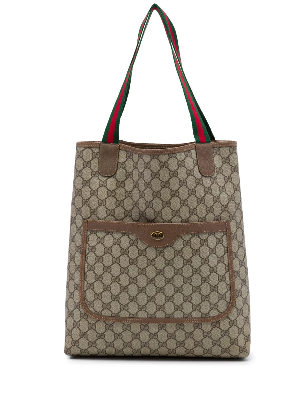 Gucci Pre-Owned 20th Century GG Supreme Web tote bag - Toni neutri