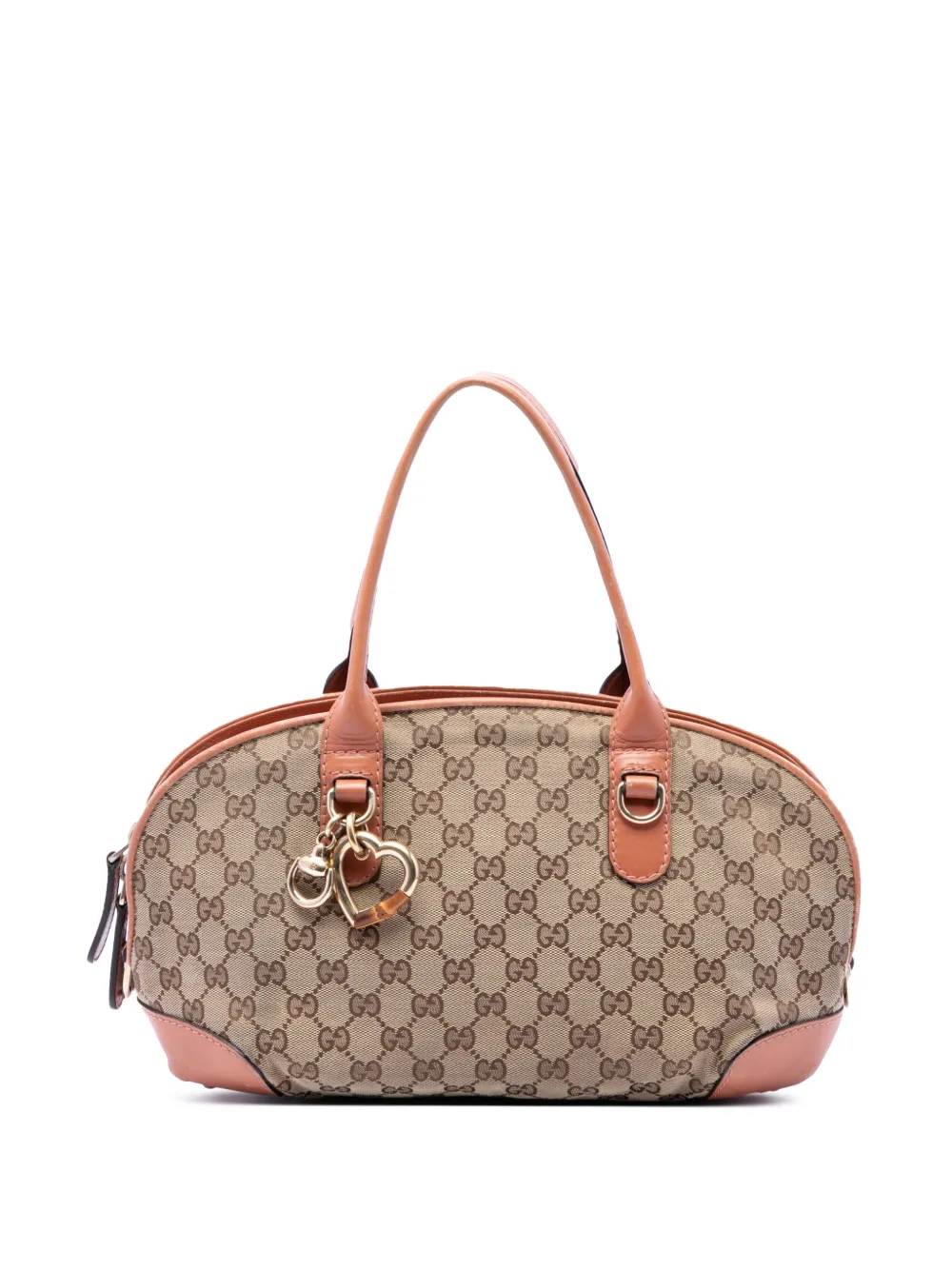 Gucci Pre-Owned Borsa a tracolla Heart Bit in tela GG 2016-2026 - Toni neutri