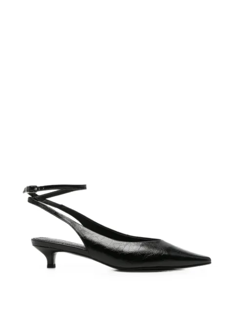 Bibi Lou Noe pointed-toe buckled-strap pumps