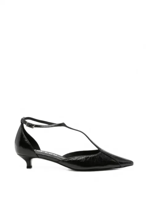 Bibi Lou T-bar pointed-toe pumps