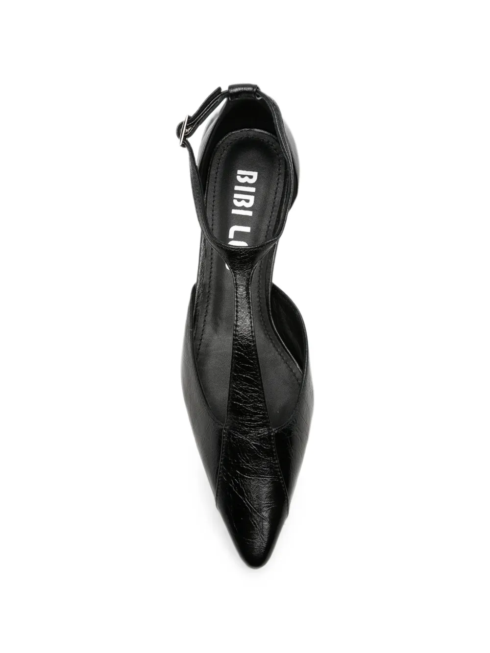 Bibi Lou T-bar pointed-toe pumps Zwart