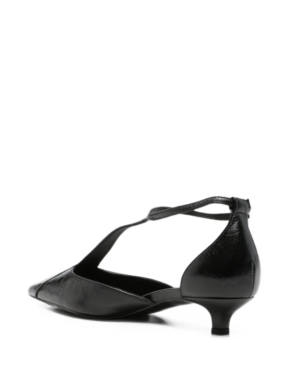 Bibi Lou T-bar pointed-toe pumps Zwart