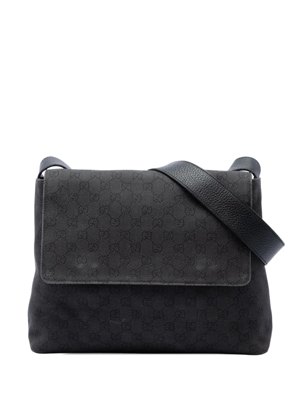 Gucci Pre-Owned Borsa a tracolla GG denim 2016-2026 - Nero