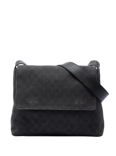 Gucci Pre-Owned 2016-2026 GG Denim Messenger Bag crossbody bag